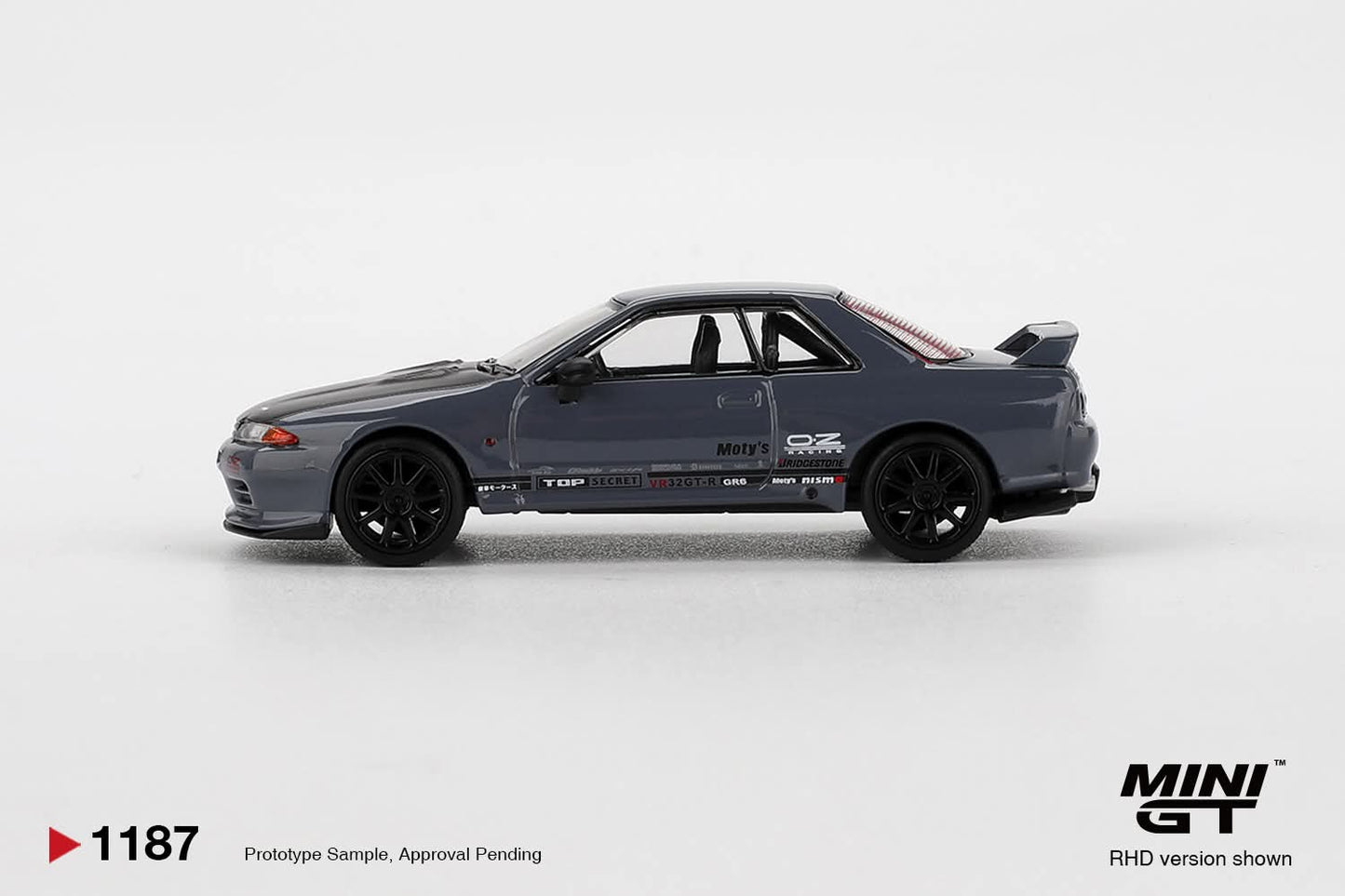 [Pre-Order] Mini GT Nissan Skyline GT-R Top Secret VR32 Stealth Grey MGT01187 1/64 Diecast