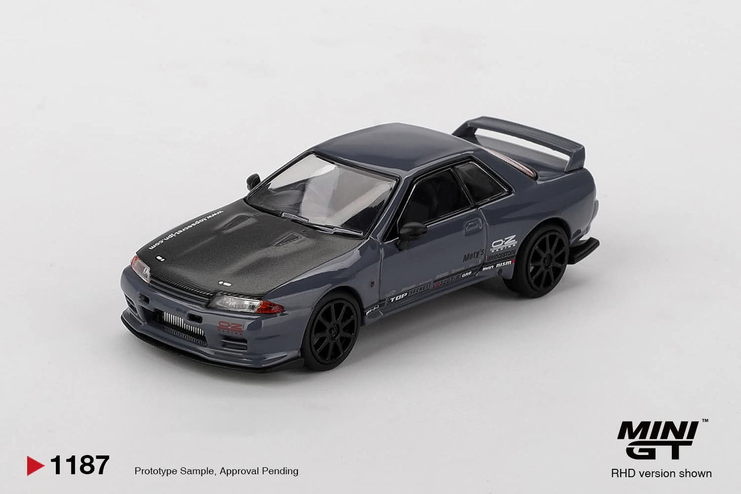 [Pre-Order] Mini GT Nissan Skyline GT-R Top Secret VR32 Stealth Grey MGT01187 1/64 Diecast