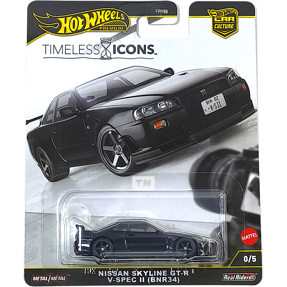 CHASE! Hot Wheels Nissan Skyline GT-R V-Spec II BNR34 Black Pearl