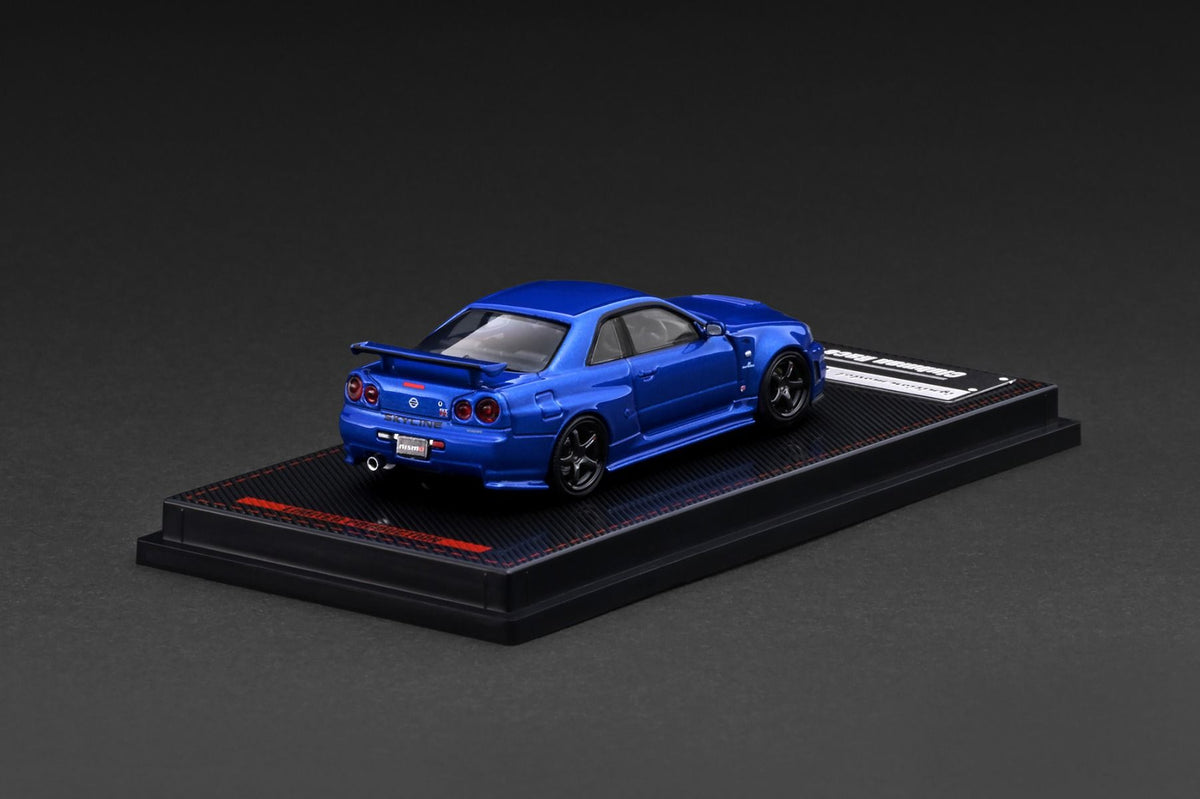 Ignition Model Nissan Skyline GT-R (BNR34) NISMO customized Blue Metallic 4174 1/64 Diecast