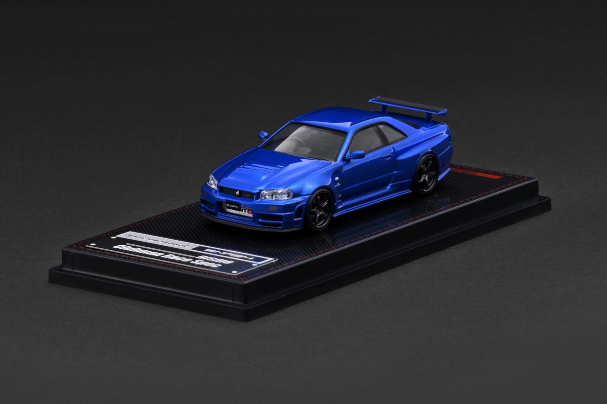 Ignition Model Nissan Skyline GT-R (BNR34) NISMO customized Blue Metallic 4174 1/64 Diecast