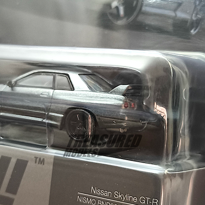 Mini GT Nissan Skyline GT-R (NISMO BNR32 CRS Version) Dark Metal Gray Blister Packaging MGT01024 1/64 Diecast