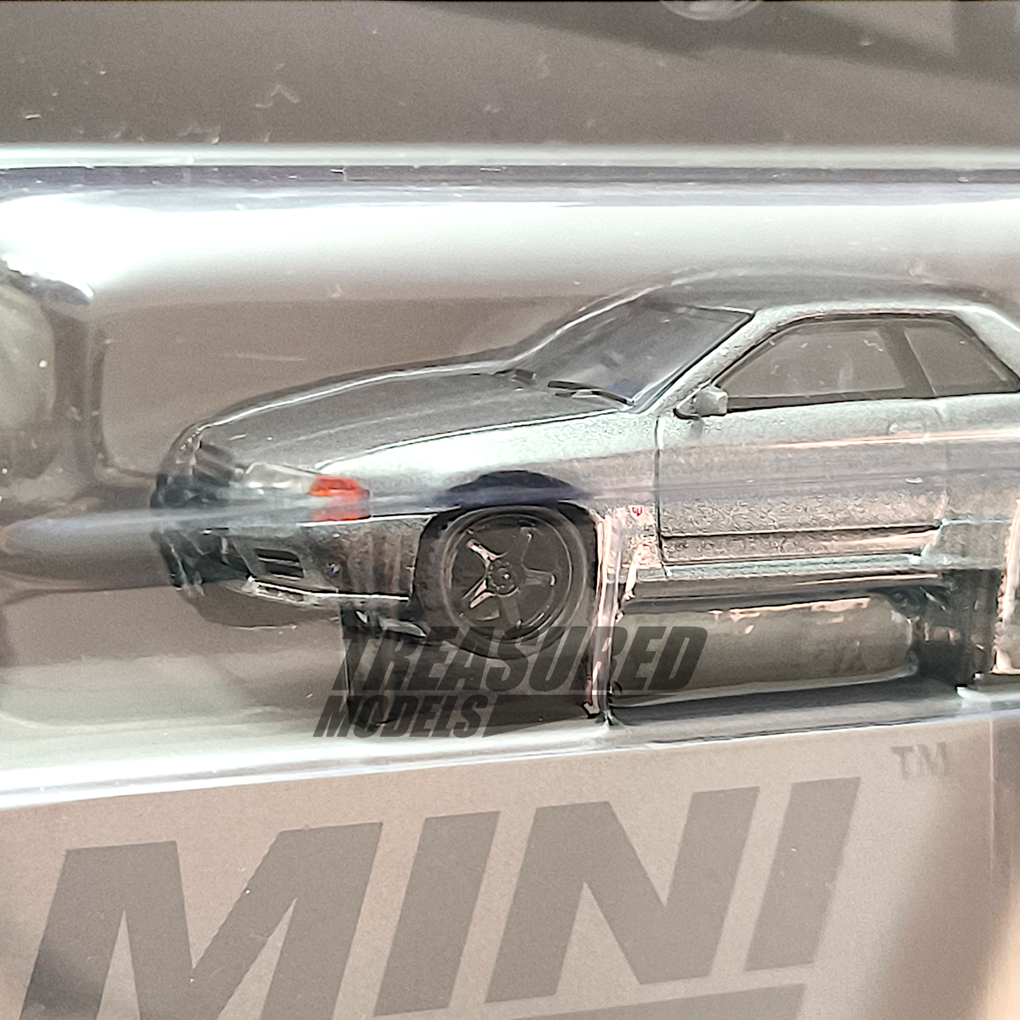 Mini GT Nissan Skyline GT-R (NISMO BNR32 CRS Version) Dark Metal Gray Blister Packaging MGT01024 1/64 Diecast