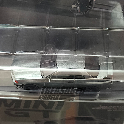 Mini GT Nissan Skyline GT-R (NISMO BNR32 CRS Version) Dark Metal Gray Blister Packaging MGT01024 1/64 Diecast