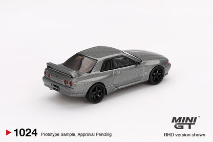 Mini GT Nissan Skyline GT-R (NISMO BNR32 CRS Version) Dark Metal Gray MGT01024 1/64 Diecast
