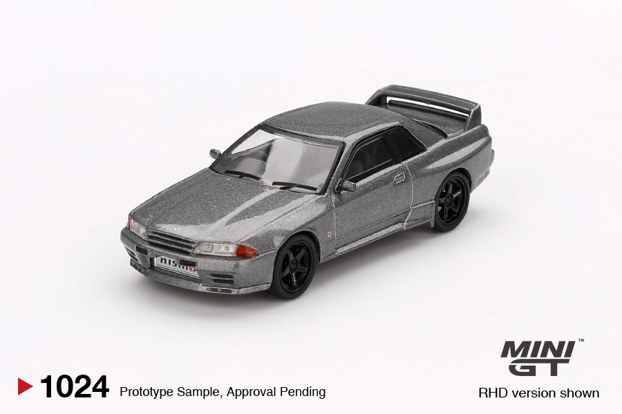 Mini GT Nissan Skyline GT-R (NISMO BNR32 CRS Version) Dark Metal Gray MGT01024 1/64 Diecast
