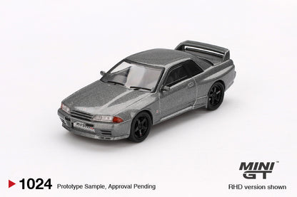 Mini GT Nissan Skyline GT-R (NISMO BNR32 CRS Version) Dark Metal Gray MGT01024 1/64 Diecast