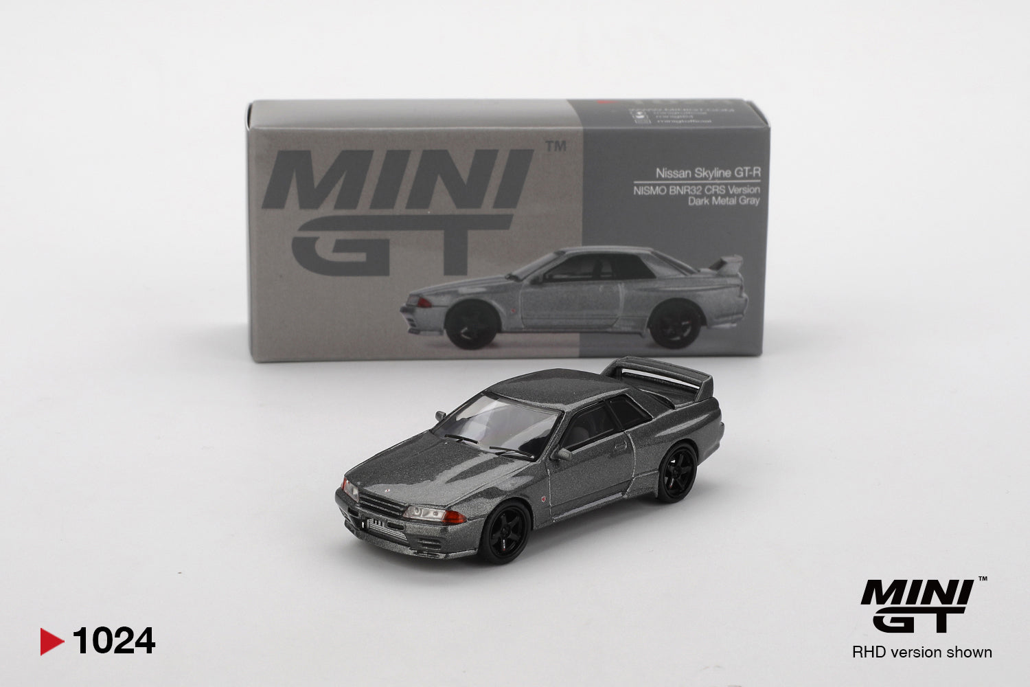 Mini GT Nissan Skyline GT-R (NISMO BNR32 CRS Version) Dark Metal