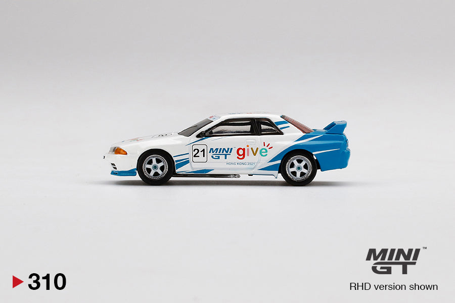 Mini GT Nissan Skyline GT-R (R32) Gr. A #21 MINI GT give 2021 HK Edition MGT00310 1/64 Diecast