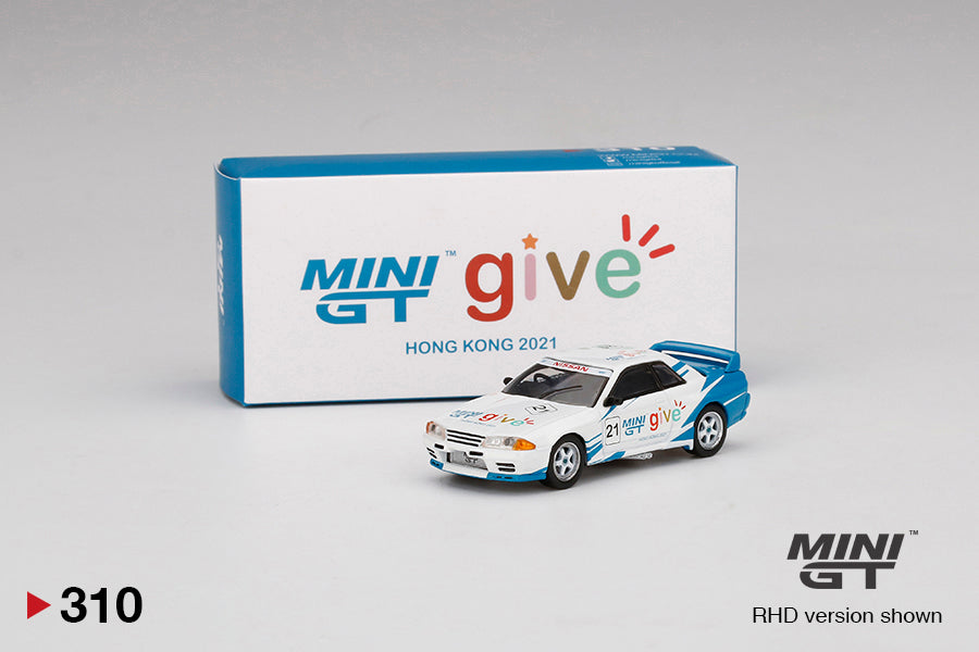 Mini GT Nissan Skyline GT-R (R32) Gr. A #21 MINI GT give 2021 HK Edition MGT00310 1/64 Diecast