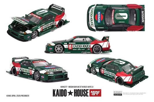 [Pre-Order] Kaido House Nissan Skyline GT-R (R32) KHTC V1 KHMG277 1/64 Diecast