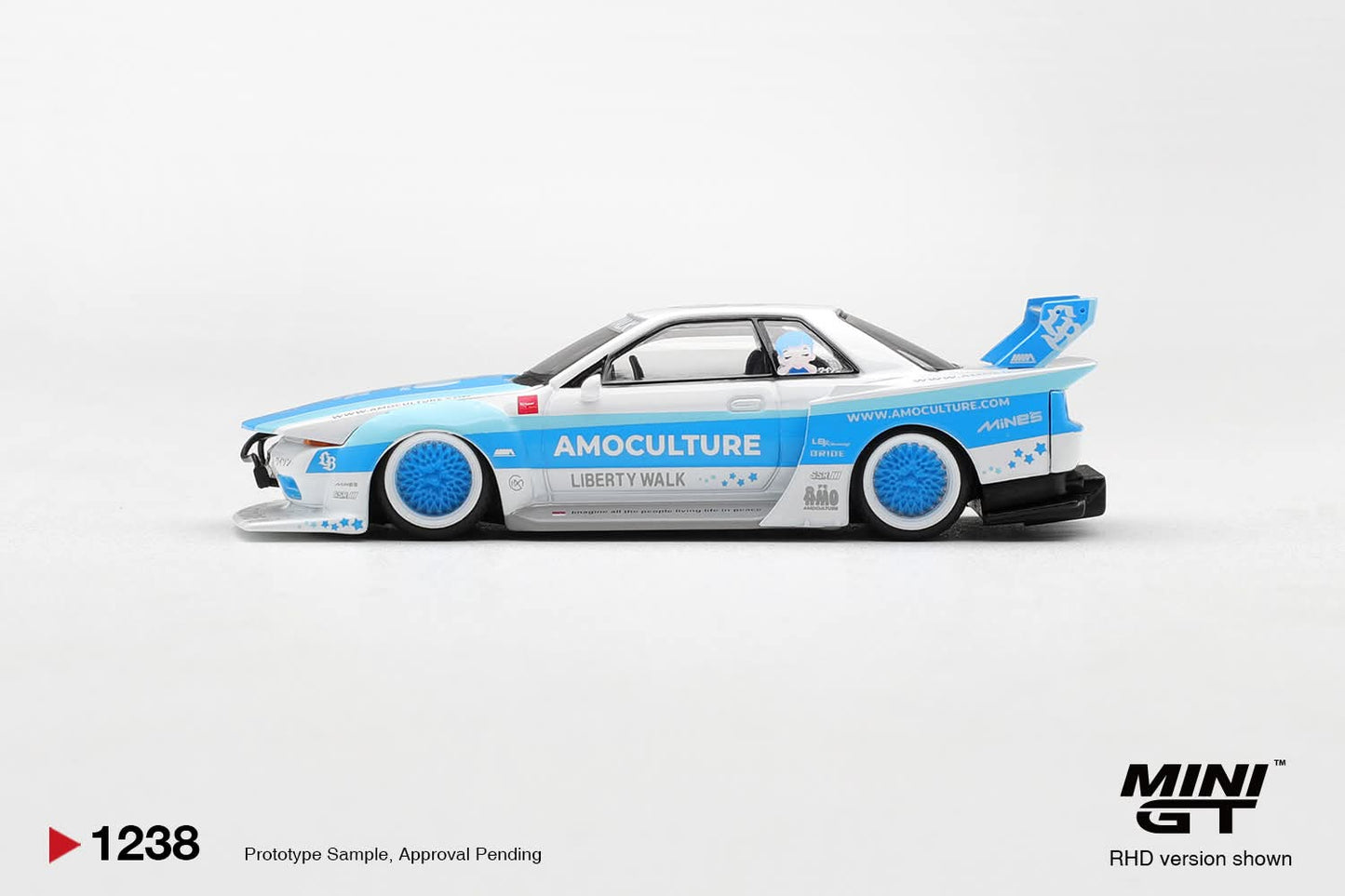 [Pre-Order] Mini GT Nissan Skyline GT-R (R32) LBWK Kaido Works AMOCULTURE MGT01238 1/64 Diecast