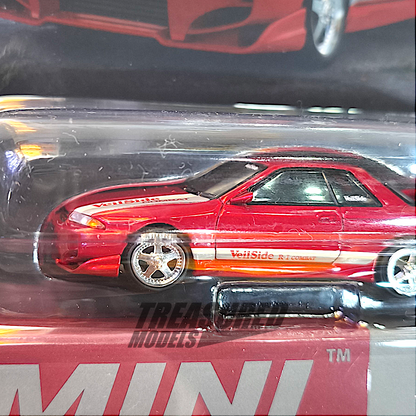 Mini GT Nissan Skyline GT-R (R32) VeilSide Combat C-I Gem Red Blister Packaging MGT00987 1/64 Diecast