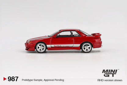 Mini GT Nissan Skyline GT-R (R32) VeilSide Combat C-I Gem Red MGT00987 1/64 Die Cast