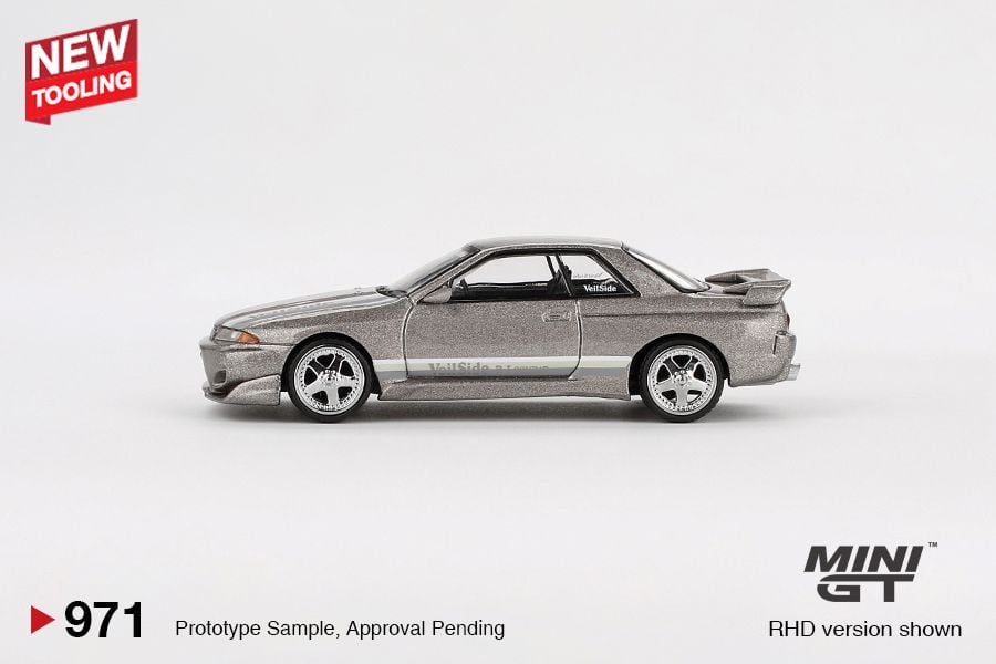 Mini GT Nissan Skyline GT-R (R32) Veilside Combat C-I Veilside Combat Grey Blister Packaging MGT00971 1/64 Die Cast