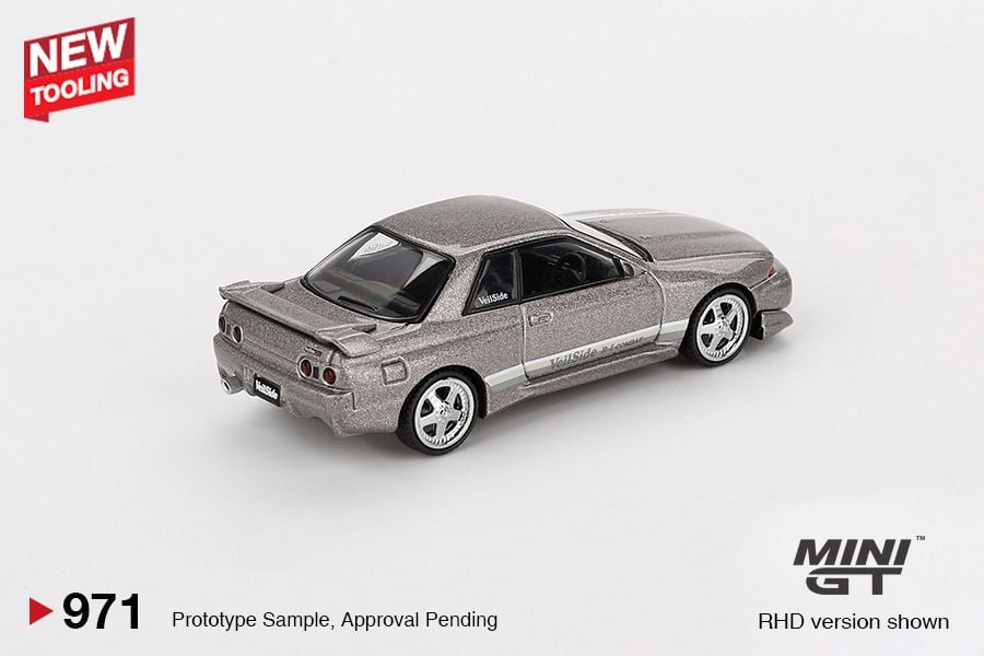 Mini GT Nissan Skyline GT-R (R32) Veilside Combat C-I Veilside Combat Grey Blister Packaging MGT00971 1/64 Die Cast