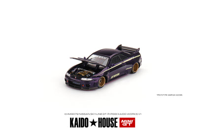 Kaido House Nissan Skyline GT-R (R33) Kaido Works V1 KHMG072 1/64 Diecast