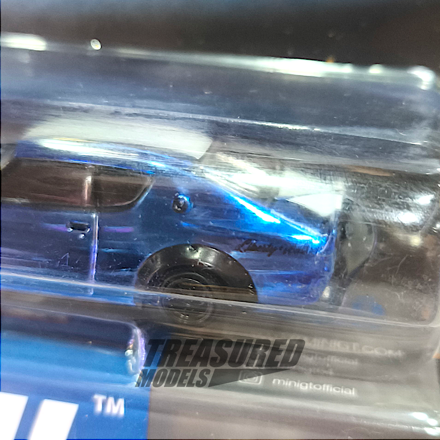 Mini GT Nissan Skyline Kenmeri Liberty Walk Chrome Blue Hobby Expo China 2024 MGT00730 1/64 Diecast