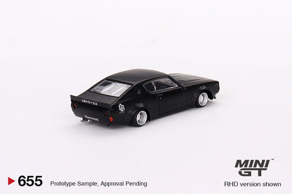 Mini GT Nissan Skyline Kenmeri Liberty Walk Matt Black MGT00655 1/64 Die Cast