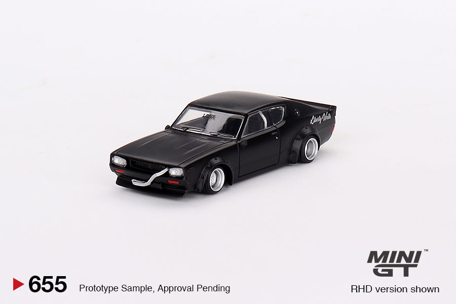 Mini GT Nissan Skyline Kenmeri Liberty Walk Matt Black MGT00655 1/64 Die Cast