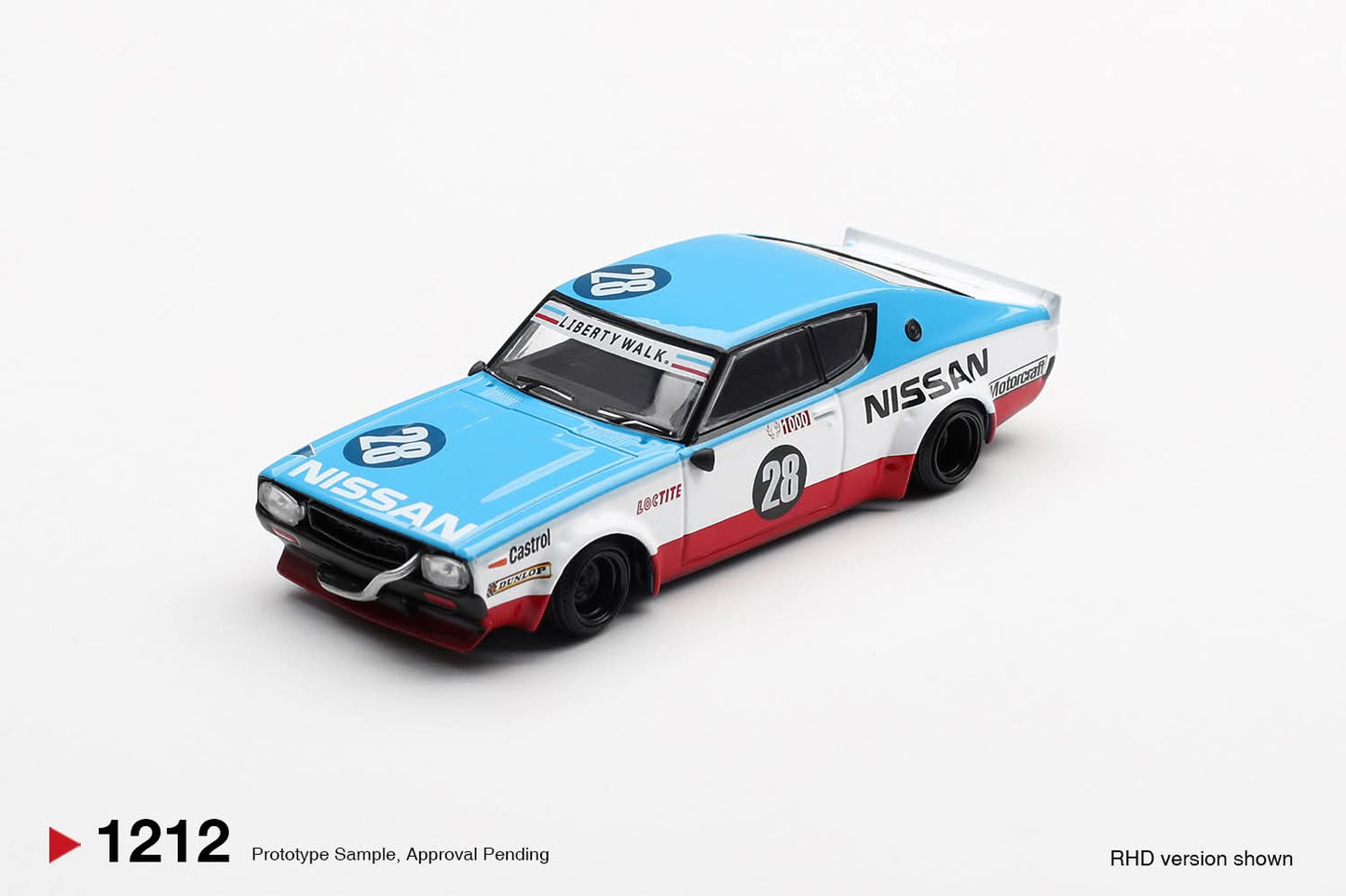 [Pre-Order] Mini GT Nissan Skyline Kenmeri Liberty Walk Nissan Racing '75 concept MGT01212 1/64 Diecast