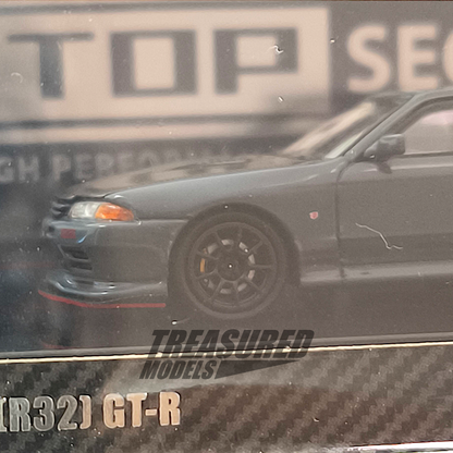 Inno64 Nissan Skyline R32 GT-R Top Secret Stealth Gray IN64-R32TS-STGR 1/64 Die Cast