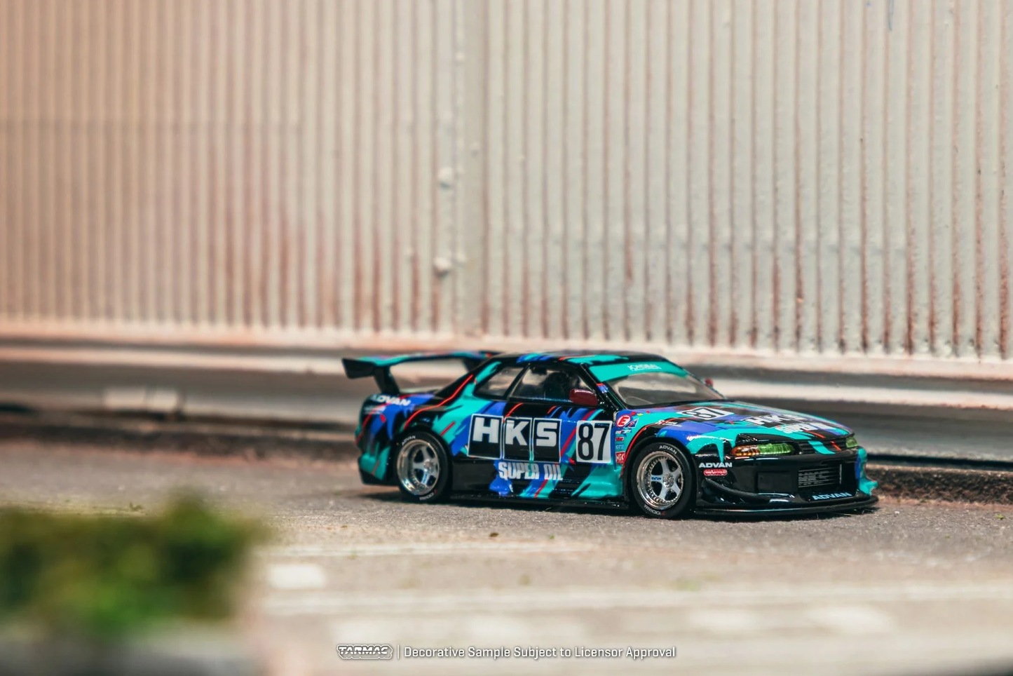 Tarmac Works Nissan Skyline R32 Widebody Jon Sibal HKS T64G-061-HKS 1/64 Diecast