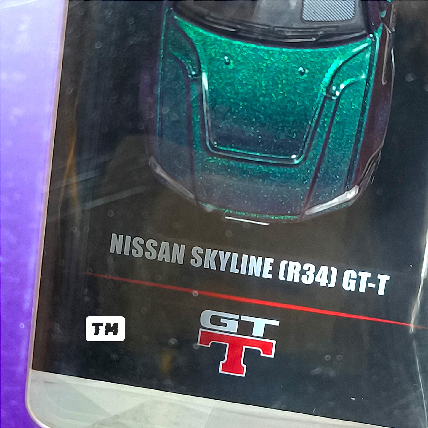 Inno64 Nissan Skyline R34 GT-T Purple Chameleon International MotorXpo Hong Kong 2022 Event Edition 1/64 Diecast