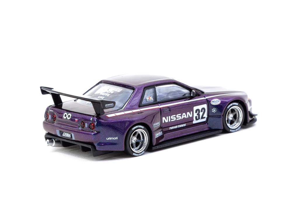 Tarmac Works Nissan Skyline (R32) Widebody Midnight Purple - Designed by Jon Sibal T64G-061-MP 1/64 Die Cast