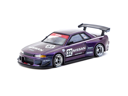 Tarmac Works Nissan Skyline (R32) Widebody Midnight Purple - Designed by Jon Sibal T64G-061-MP 1/64 Die Cast