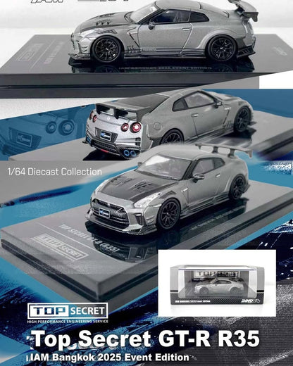 Inno64 Nissan Top Secret GT-R R35 IAM Bangkok 2025 Event Edition 1/64 Diecast