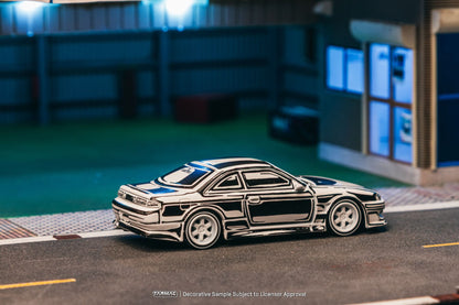 [Pre-Order] Tarmac Works Nissan VERTEX Silvia S14 - Designed by JOSHUA VIDES T64G-018-JV 1/64 Diecast