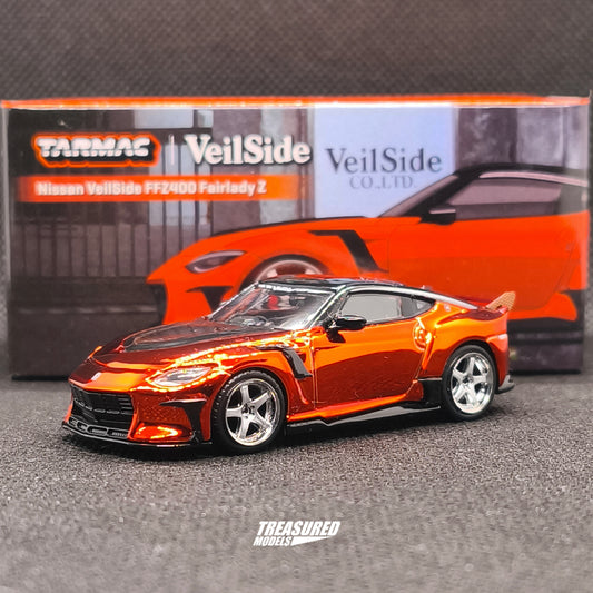 CHASE! Tarmac Works Nissan VeilSide FFZ400 Fairlady Z Orange Chase T64G-074-OR 1/64 Diecast
