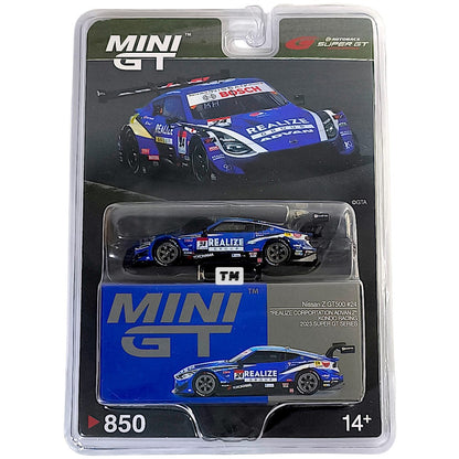 Mini GT Nissan Z GT500 24 REALIZE CORPORATION ADVAN Z KONDO RACING 2023 SUPER GT SERIES MGT00850 1/64 Diecast