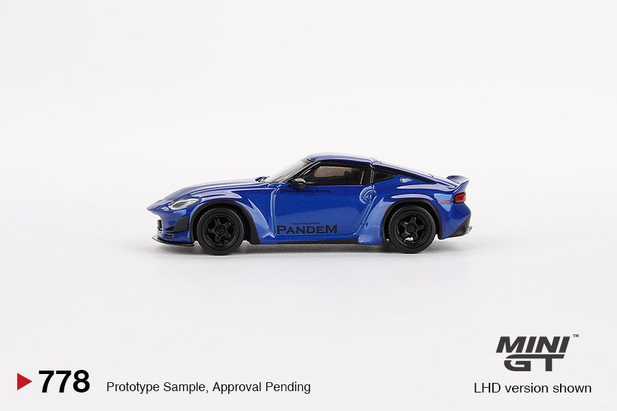 Mini GT Nissan Z Pandem Seiran Blue MGT00778 1/64 Diecast