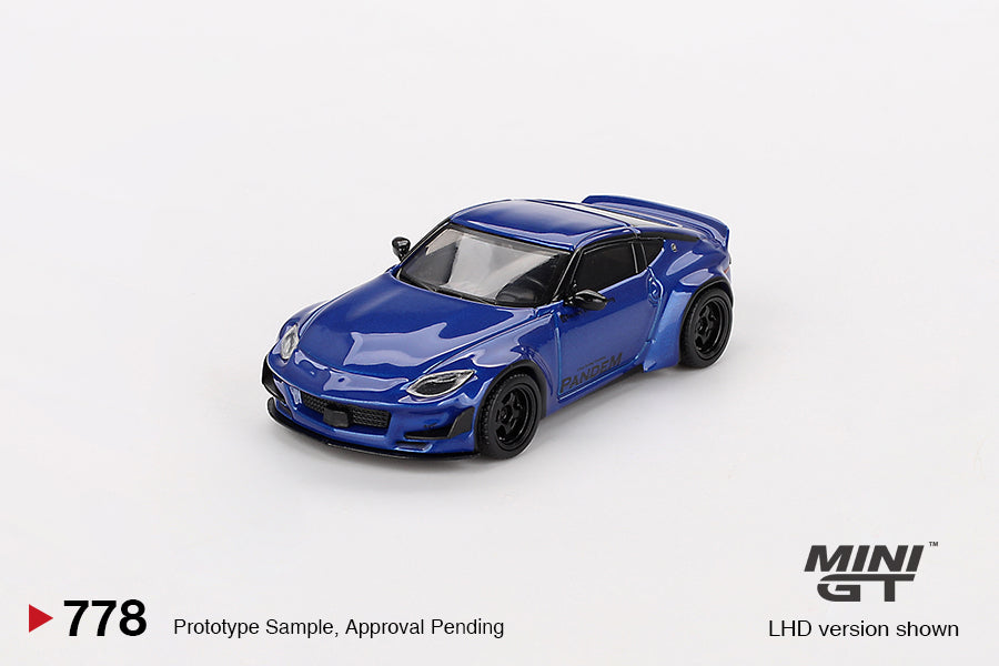 Mini GT Nissan Z Pandem Seiran Blue MGT00778 1/64 Diecast
