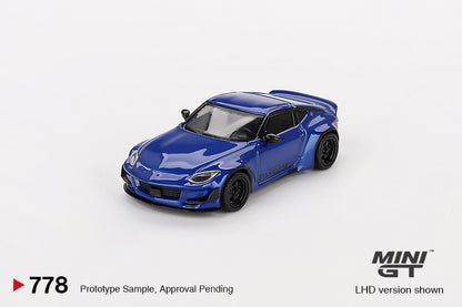 Mini GT Nissan Z Pandem Seiran Blue MGT00778 1/64 Diecast