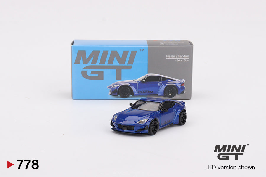 Mini GT Nissan Z Pandem Seiran Blue MGT00778 1/64 Diecast