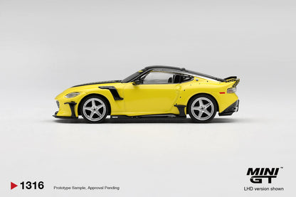 [Pre-Order] Mini GT Nissan Z VeilSide FFZ400 Ikazuchi Yellow MGT01316 1/64 Diecast