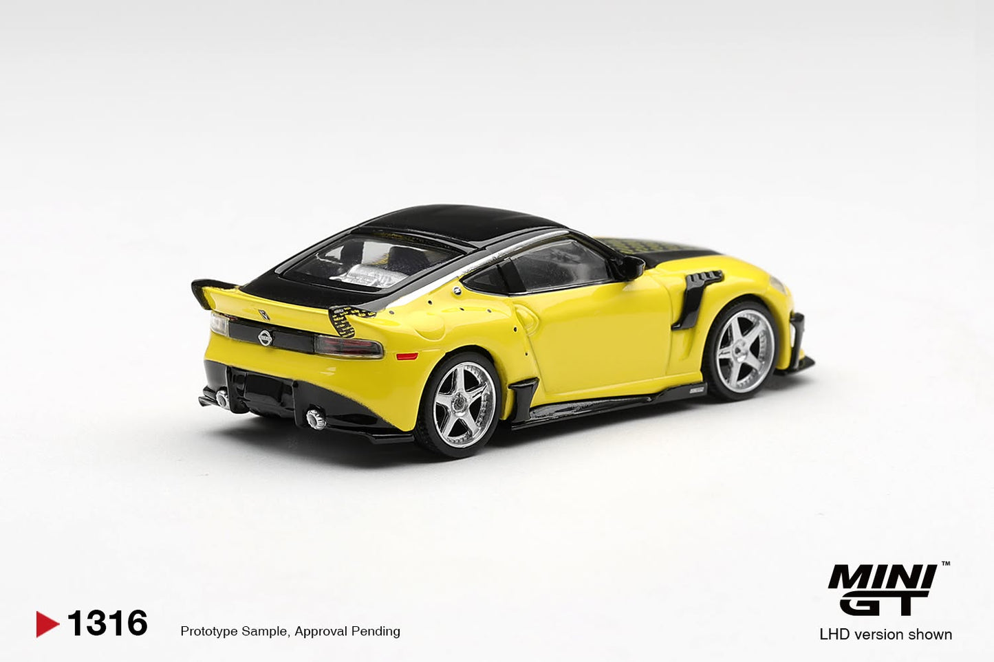 [Pre-Order] Mini GT Nissan Z VeilSide FFZ400 Ikazuchi Yellow MGT01316 1/64 Diecast