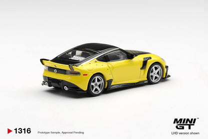 [Pre-Order] Mini GT Nissan Z VeilSide FFZ400 Ikazuchi Yellow MGT01316 1/64 Diecast