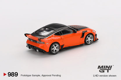 Mini GT Nissan Z VeilSide FFZ400 Orange MGT00989 1/64 Diecast