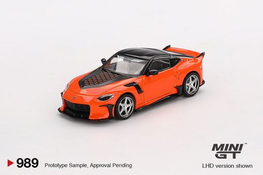 Mini GT Nissan Z VeilSide FFZ400 Orange MGT00989 1/64 Diecast