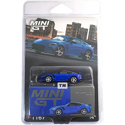 Mini GT Nissan Z VeilSide FFZ400 Seiran Blue Blister Packaging MGT01167BL 1/64 Diecast