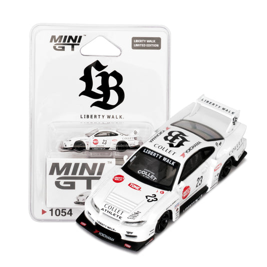 Nissan S15 Silvia LB-Super Silhouette ATHLETE LBWK Card Blister Packaging MGT01054 1/64 Diecast