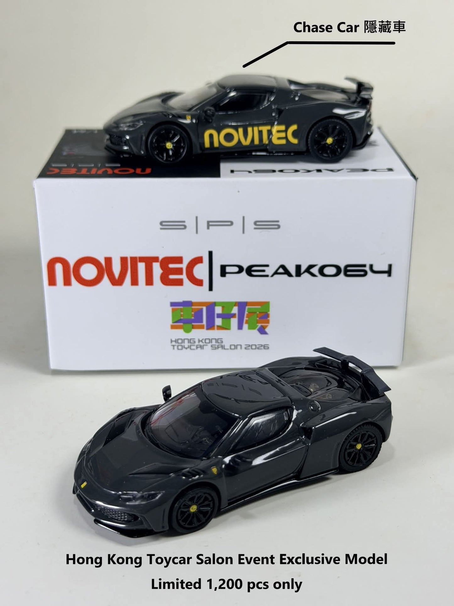 [HK ToyCar] Peako64 Novitec 296 N Largo Hong Kong Toy Car Salon 2026 1/64 Diecast