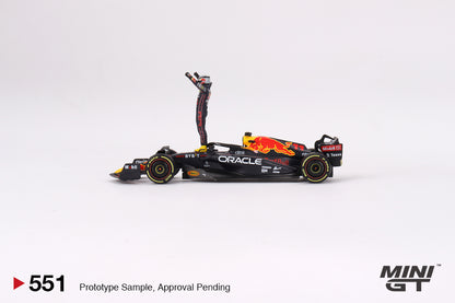 Mini GT Oracle Red Bull Racing RB18 #11 Sergio Pérez 2022 Monaco Prix Winner MGT00551 1/64 Die Cast