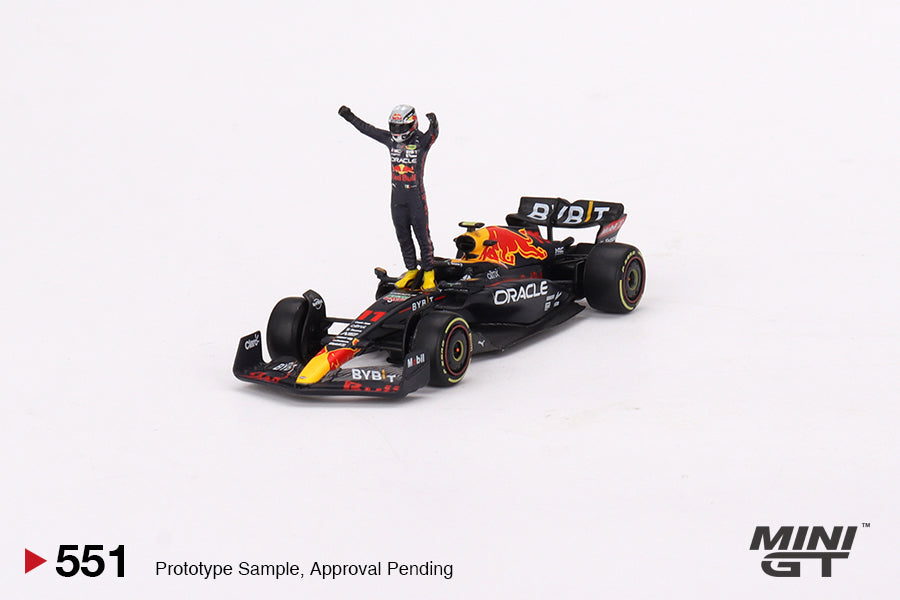 Mini GT Oracle Red Bull Racing RB18 #11 Sergio Pérez 2022 Monaco Prix Winner MGT00551 1/64 Die Cast