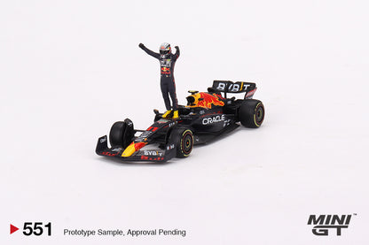 Mini GT Oracle Red Bull Racing RB18 #11 Sergio Pérez 2022 Monaco Prix Winner MGT00551 1/64 Die Cast