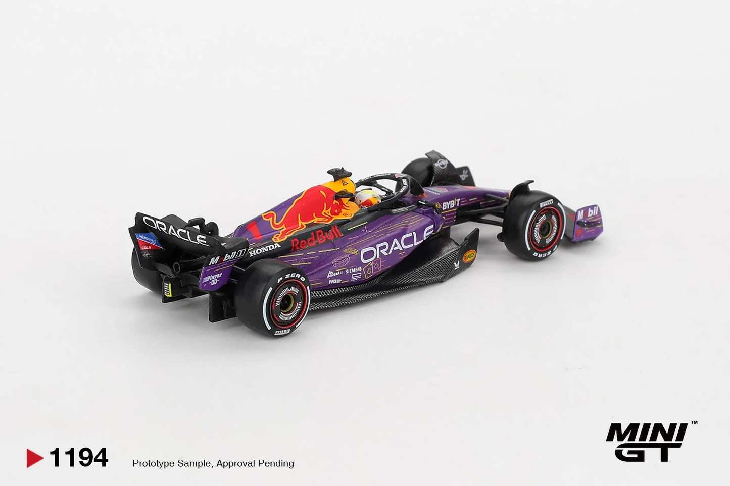[Pre-Order] Mini GT Oracle Red Bull Racing RB19 #1 Max Verstappen 2023 F1 Las Vegas GP Winner MGT01194 1/64 Diecast